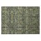 Homeroots 2' X 3' Blue and Green Floral Washable Non Skid Indoor Outdoor Area Rug 564329 - alternate 3