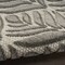 Homeroots 8' Charcoal Round Floral Indoor Outdoor Area Rug 527643 - alternate 4