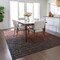 Homeroots 5' X 8' Blush And Dark Gray Ombre Washable Indoor Outdoor Area Rug 602888 - alternate 4