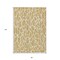 Homeroots 8' X 10' Gold And Ivory Geometric Washable Indoor Outdoor Area Rug 599283 - alternate 5