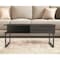 Homeroots 41" Espresso And Black Wood And Metal Lift Top Coffee Table With Shelf 535053 - alternate 1
