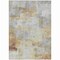 Homeroots 9' X 12' Linen Gray And Ivory Abstract Washable Indoor Outdoor Area Rug 616872 - alternate 5