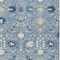 Homeroots 3' X 5' Denim Blue Ivory And Beige Oriental Washable Indoor Outdoor Area Rug 598034 - alternate 3