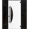 Vdomdoors Front Exterior Prehung Steel Door Ronex1077 Teak 2 Sidelight Exterior Windows Sidelites Entry Metal RONEX1077EXD-OAK-W16+36+16 x H80-LH-I - alternate 1