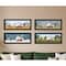 Homeroots Set Of Four Billy Jacobs Four Seasons Collection V Black Frame 1 Black Framed Print Wall Art, 4PK 406179 - alternate 3