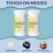 Happimess All-Purpose Multi Surface Heavy Duty Wipes, Bleach Free, Fresh Lemon Scent, 2PK WPE1002A-2SET - alternate 3