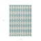 Homeroots 3' X 5' Teal Blue And Ivory Geometric Washable Indoor Outdoor Area Rug 577127 - alternate 4