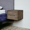 Homeroots 10" Brown Wood One Drawer Floating Nightstand 546179 - alternate 4