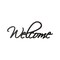 Homeroots 10" X 27" Black Welcome Wall Decor 488037 - alternate 1