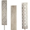 Homeroots Set of Three Gold Metal Modern Abstract Tabletop Sculpture, 3PK 392479 - alternate 2