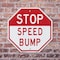 Signmission Stop Speed Bump, 10 inch X 10 inch, Aluminum Metal Signs, 2PK OC-A-2PACK-10-274 - alternate 3