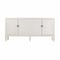 Homeroots 64in White Solid Wood Sideboard with Four Doors 401679 - alternate 1