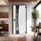 Vdomdoors Aluminum Door Cynex 6116 Black Entry Steel Metal Modern Painted W36xH80 Left Inswing CYNEX6116EXD-OAK-W36xH80-LH-I - alternate 2