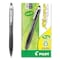 Pilot RexGrip BeGreen Ballpoint Pen, Retractable, Medium 1 mm, Black Ink, Smoke/Black Barrel, 12PK 32370 - alternate 3