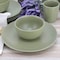 Gibson Home Everyday Plus 12 Piece Round Stoneware Dinnerware Set in Green 142563.12 - alternate 3