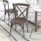 Flash Furniture Advantage Dark Driftwood X-Back Chair, PK2 X-BACK-BURDRIFT-2 - alternate 6