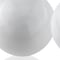 Homeroots 3" White Aluminum Decorative Orb Tabletop Sculpture 383772 - alternate 3