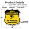 Signmission Video Surveillance Shield Sign We Prosec, 12 Inch X 12 Inch, Aluminum Metal Sign SHI-A-12-471 - alternate 3