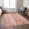 Homeroots 5' X 8' Orange And Salmon Botanical Leaves Washable Indoor Outdoor Area Rug 581973 - alternate 3