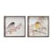 Homeroots Set of Two Brown Bird Wood Square Framed Art, 2PK 516336 - alternate 2