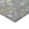 Homeroots 10' X 14' Gray Blue And Green Floral Washable Indoor Outdoor Area Rug 597817 - alternate 5