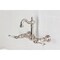 Kingston Brass Two-Handle Wall Mount Bridge Kitchen Faucet, Brushed Nickel KS2448WLL - alternate 4