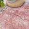 World Rug Gallery Vintage Inspired Machine Washable Non Slip Runner Rug 2 ft 6 in x 7 ft Red 6029RED2X7 - alternate 4