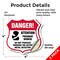 Signmission Pregnant Women Shield Sign Danger! Atten, 4 inch X 4 inch, Vinyl Decal, 2PK SHI-D-2PACK-4-433 - alternate 3