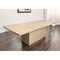 Homeroots 72" Natural and Brown Solid Wood Pedestal Base Dining Table 563908 - alternate 4