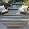 Homeroots 8' Beige Gold And Brown Round Striped Washable Indoor Outdoor Area Rug 618252 - alternate 4