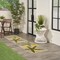 Homeroots 6' Green And Yellow Starfish Indoor Outdoor Runner Rug 548027 - alternate 4