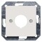 Siemens DELTA i-system titanium white cover plate 55 x 55 mm for built-in command devices 5TG2568 - alternate 1