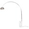 Leisuremod Arco Lamp with Marble Cube Base, White, White AL22W - alternate 3