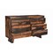 Homeroots Three Piece Dark Brown Solid Wood Bedroom Set 552144 - alternate 2