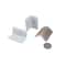 Apollo Tile Lucenza 2x2 in. Taupe Matte Recycled Glass Corner L-shape Tile (2.8 sq ft/case) 96PK APLGIO88CALCORA - alternate 6