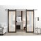 Sartodoors Sturdy Double Barn Door Planum 2113 Solid Core Modern Interior PLANUM2113DB-CA-36 x 80 (2* 18x80) - alternate 2