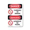 Signmission OSHA Danger Sign, Flammable No Smoking Bilingual, 7in X 5in Decal, OS-DS-D-57-VP-1824 OS-DS-D-57-VP-1824 - alternate 1