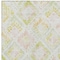 Homeroots 5' X 8' Pink Green And Beige Geometric Washable Indoor Outdoor Area Rug 603479 - alternate 5