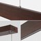 Jonathan Y Draper 32" Adjustable Integrated LED Metal Linear Pendant, Dark Brown Wood Finish JYL7018D - alternate 6