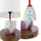 Jonathan Y Houston 17.5" Coastal Style Iron/Resin Rocket LED Kids' Table Lamp w/Phone Stand and USB Charging Po JYL6310A - alternate 4