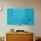 Fab Glass And Mirror Magnetic Glass Dry Erase Board, Frameless Glass Blue Board, 24in x 36in, with Magnets, Markers, A MB24x36-SB606 - alternate 5