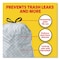 Glad Tall Kitchen Drawstring Trash Bags with LeakGuard, 13 gal, Unscented, 23.47" x 25.38", White, 120PK 78939 - alternate 8