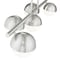 Z-Lite Realm Sphere 5 Light Linear Chandelier, Brushed Nickel, 42 In W 7517-5L-BN - alternate 4