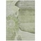Homeroots 10' X 14' Artichoke Green And Gray Floral Washable Indoor Outdoor Area Rug 582235 - alternate 3