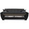 Homeroots 93" Dark Gray And Black Chenille And Faux Leather Sleeper Sofa And Toss Pillows With Brown Legs 607166 - alternate 3