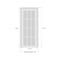 Vdomdoors Solid French Door 42 x 96in, Light Grey Oak W/ Frosted Glass, Single Regular Panel Frame Trims Handle SETE6933ID-OAK-4296 - alternate 6