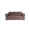 Homeroots 72" Dark Brown Suede Sofa With Black Legs 530480 - alternate 3