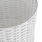 Happimess Cecil Modern 4.13-Gallon Faux Wicker Cylinder Waste Basket, White HPM1100D - alternate 4