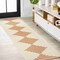 Jonathan Y Vinales Diamond Stripe Beige/Orange 2 ft. x 8 ft. Indoor/Outdoor Runner Rug SMB204A-28 - alternate 1