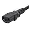 Monoprice SJT Extension Cord, 16 AWG, Indoor, 16/3, 1 Outlets, IEC 60320 C13, Black, IEC 60320 C14, 10 ft 6454 - alternate 3